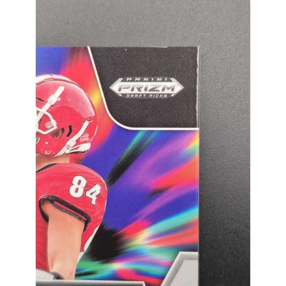 2024 Prizm Draft Picks Ladd McConkey #II-LM Green Pulsar Prizm /25 (RC) Chargers - Picture 10 of 12